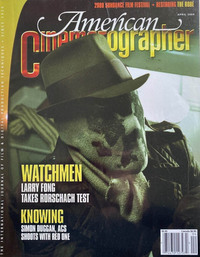 American Cinematographer April 2009 magazine back issue cover image
