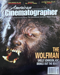 American Cinematographer February 2010 Magazine Back Copies Magizines Mags