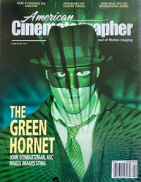 American Cinematographer February 2011 Magazine Back Copies Magizines Mags