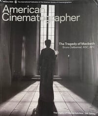 American Cinematographer January 2022 magazine back issue