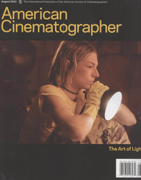 American Cinematographer August 2022 magazine back issue cover image