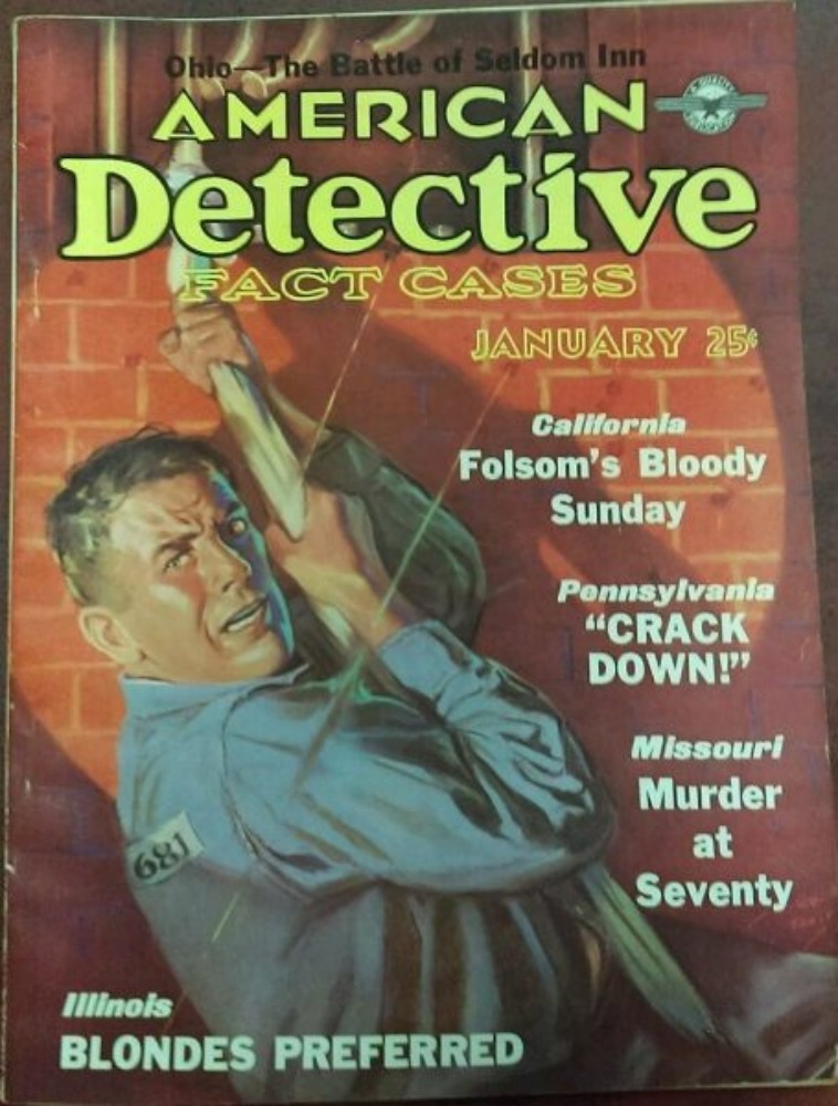American Detective # 2, January 1938 magazine back issue American Detective magizine back copy 