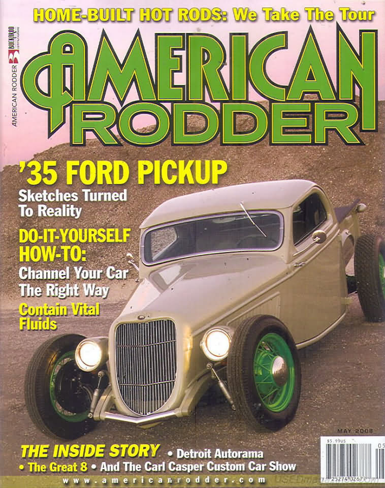 American Rodder May 2008 magazine back issue American Rodder magizine back copy 