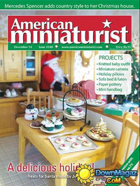 American Miniaturist # 140, December 2014 Magazine Back Copies Magizines Mags