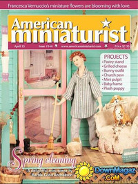 American Miniaturist # 144, April 2015 magazine back issue