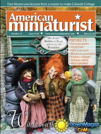 American Miniaturist # 150, October 2015 Magazine Back Copies Magizines Mags
