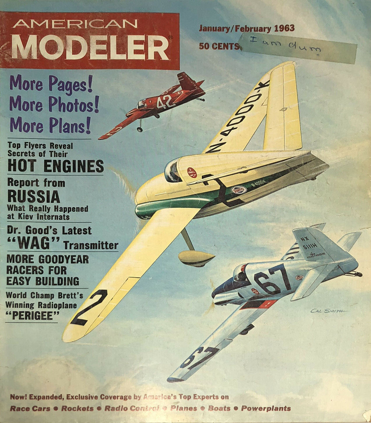 American Modeler January/February 1963, , Top Flyers Reveal Secrets Of Their Hot Engines