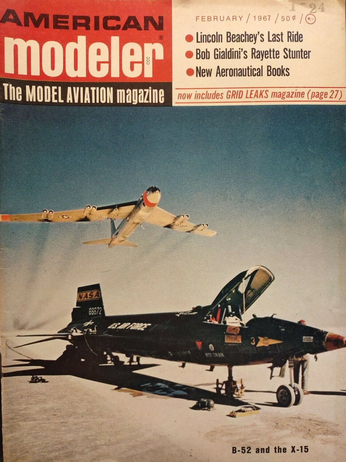 American Modeler February 1967 magazine back issue American Modeler magizine back copy 
