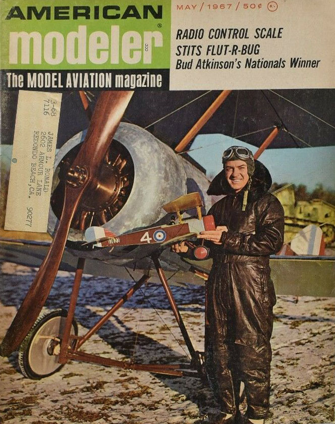 American Modeler May 1967 magazine back issue American Modeler magizine back copy 