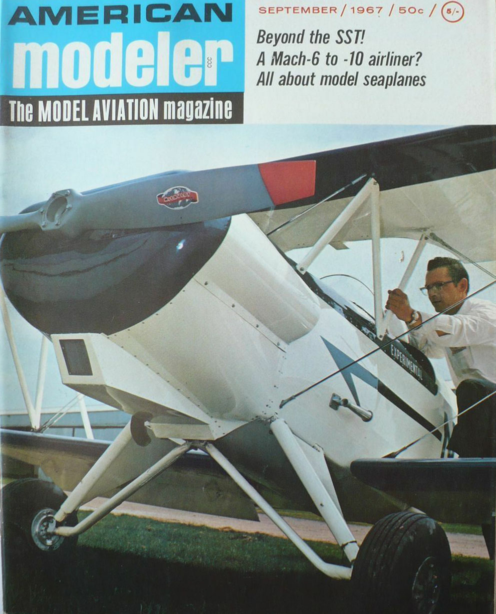 American Modeler September 1967 magazine back issue American Modeler magizine back copy 