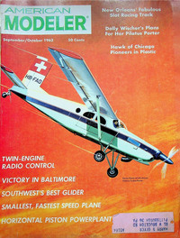 American Modeler September/October 1963 magazine back issue cover image
