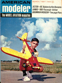 American Modeler March 1967 magazine back issue