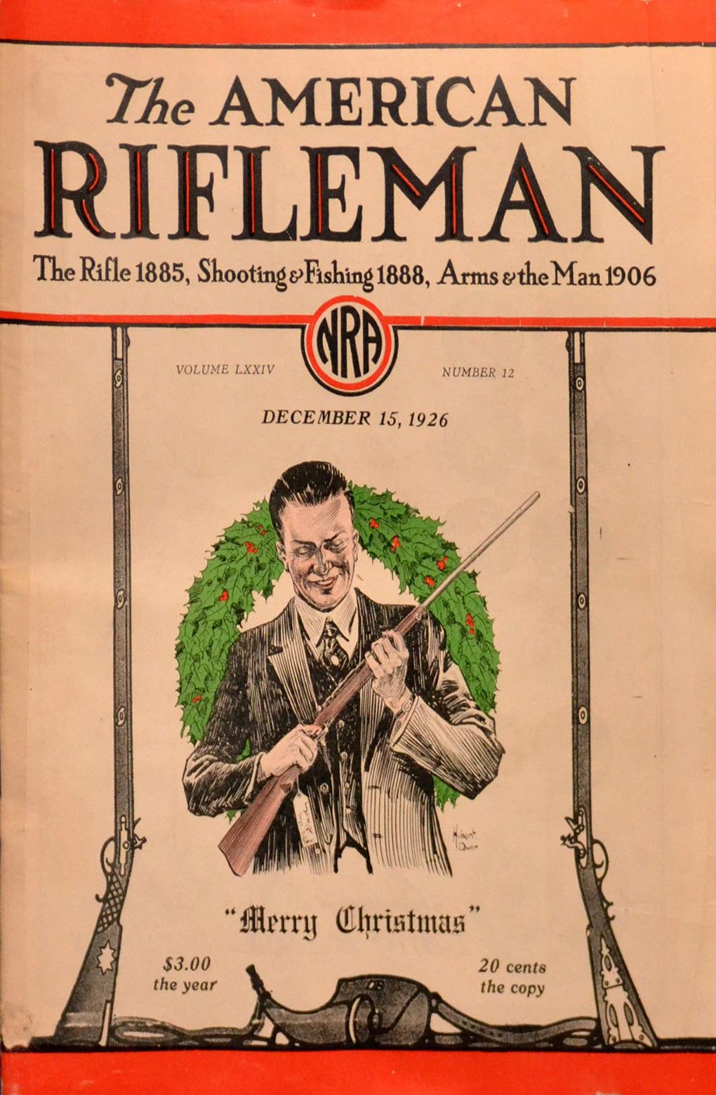 American Rifleman December 1926 magazine back issue American Rifleman magizine back copy 