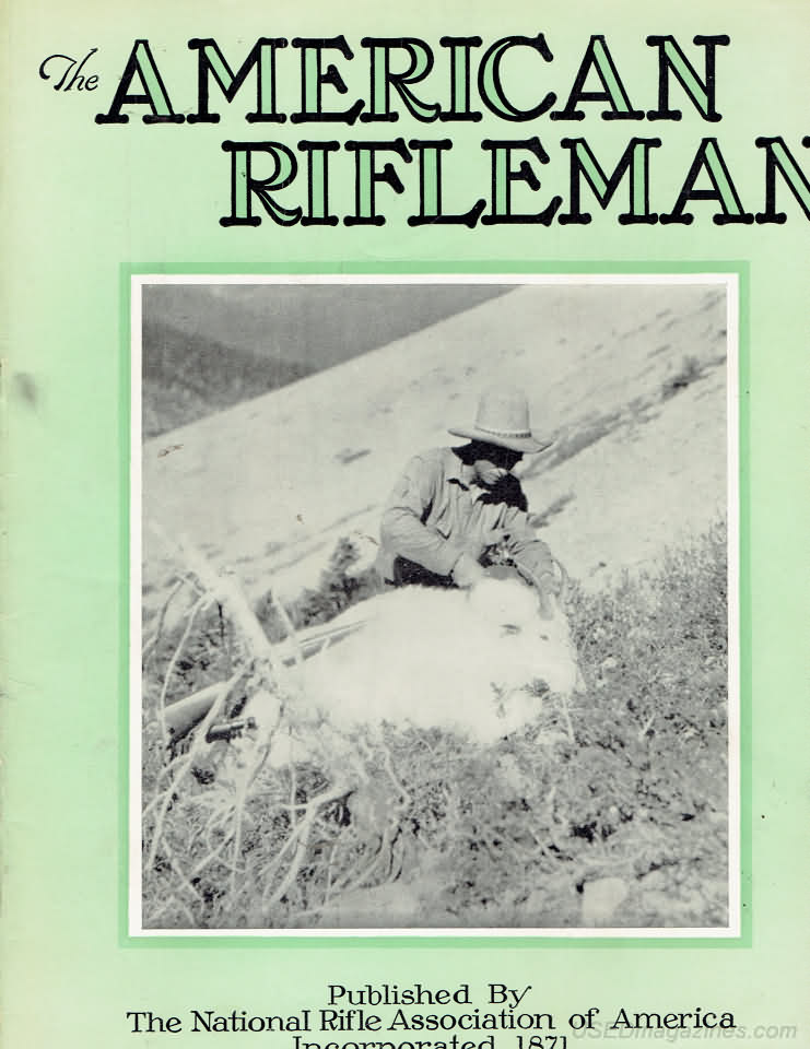 American Rifleman August 1928 magazine back issue American Rifleman magizine back copy 