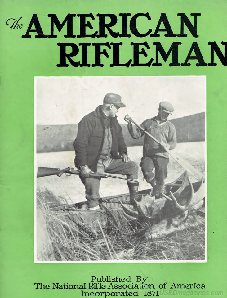 American Rifleman August 1930 magazine back issue American Rifleman magizine back copy 