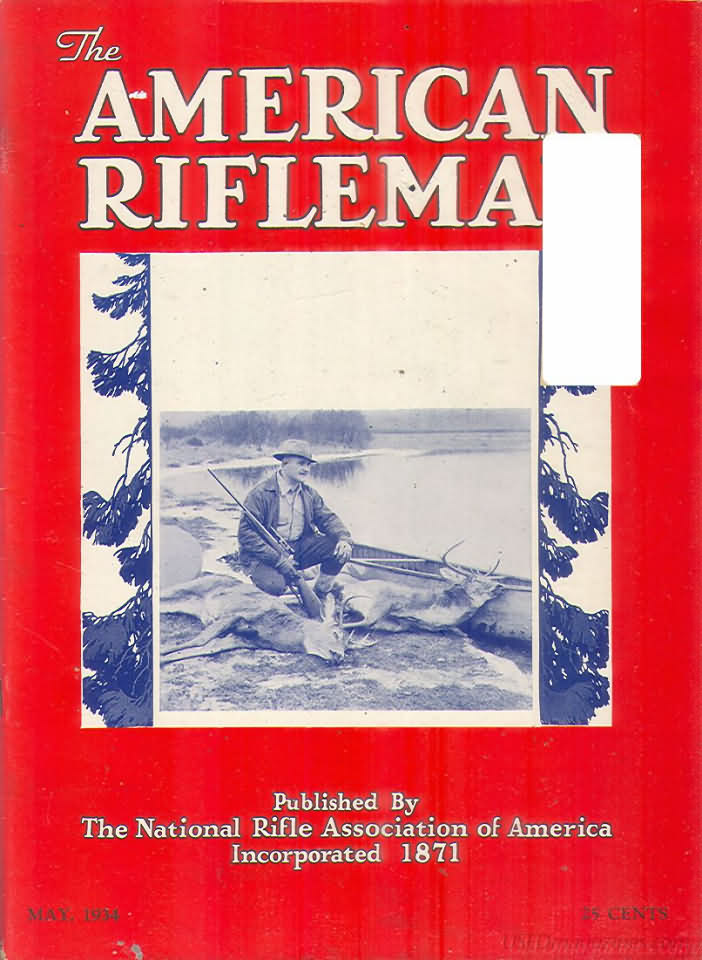 American Rifleman May 1934 magazine back issue American Rifleman magizine back copy 