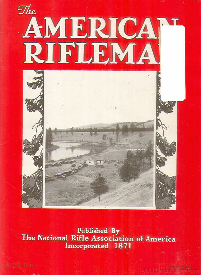 American Rifleman June 1934 magazine back issue American Rifleman magizine back copy 