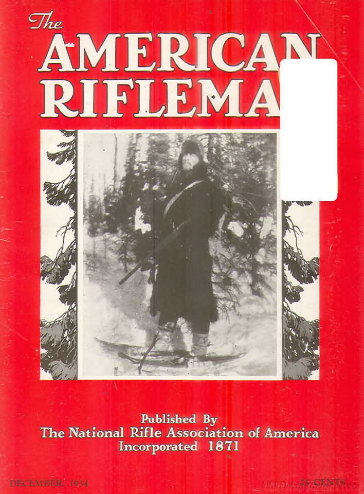 American Rifleman December 1934 magazine back issue American Rifleman magizine back copy 