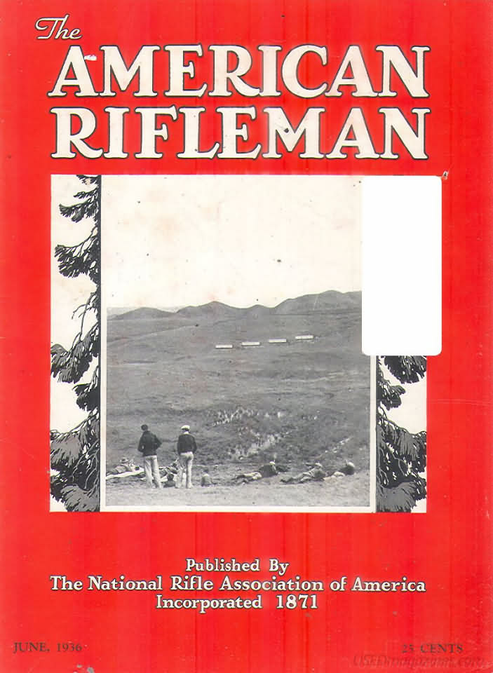 American Rifleman June 1936 magazine back issue American Rifleman magizine back copy 