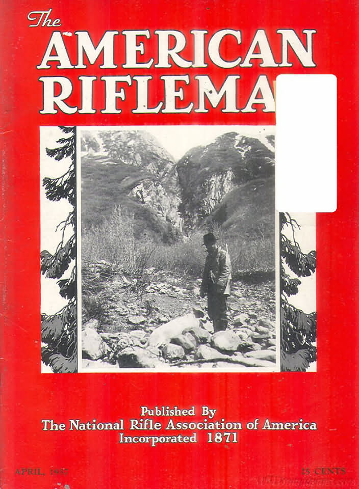 American Rifleman April 1937 magazine back issue American Rifleman magizine back copy 