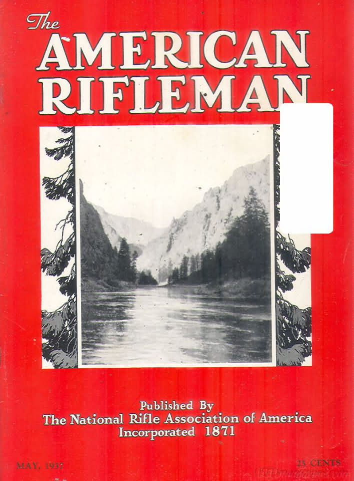 American Rifleman May 1937 magazine back issue American Rifleman magizine back copy 