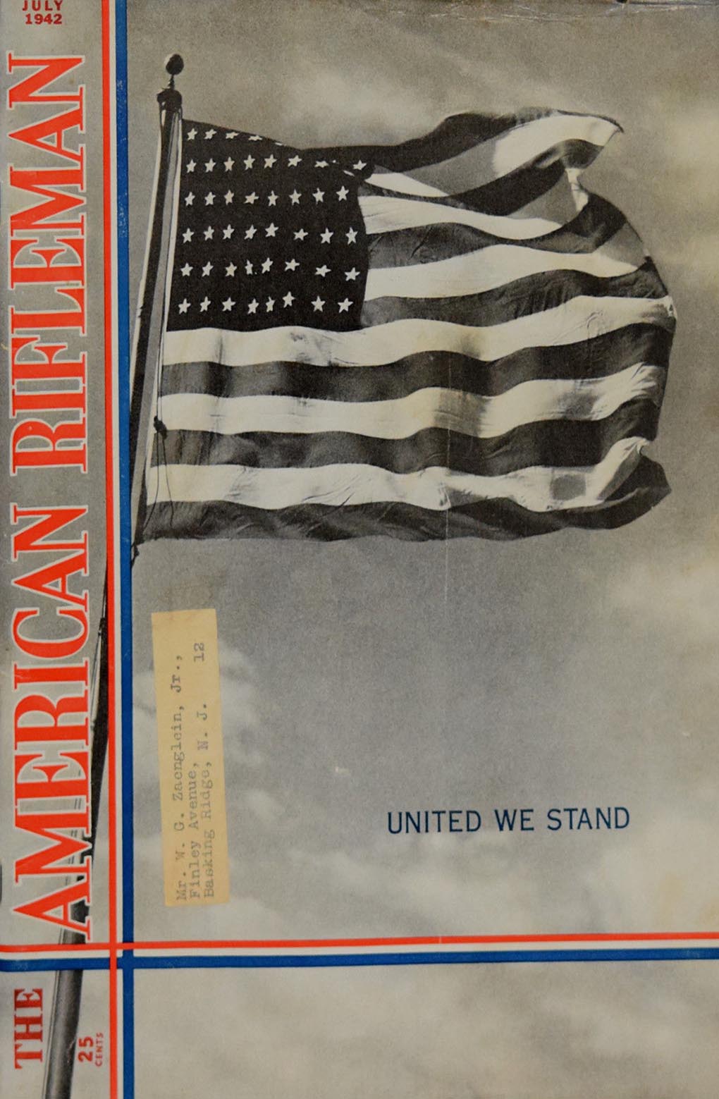 American Rifleman July 1942 magazine back issue American Rifleman magizine back copy 