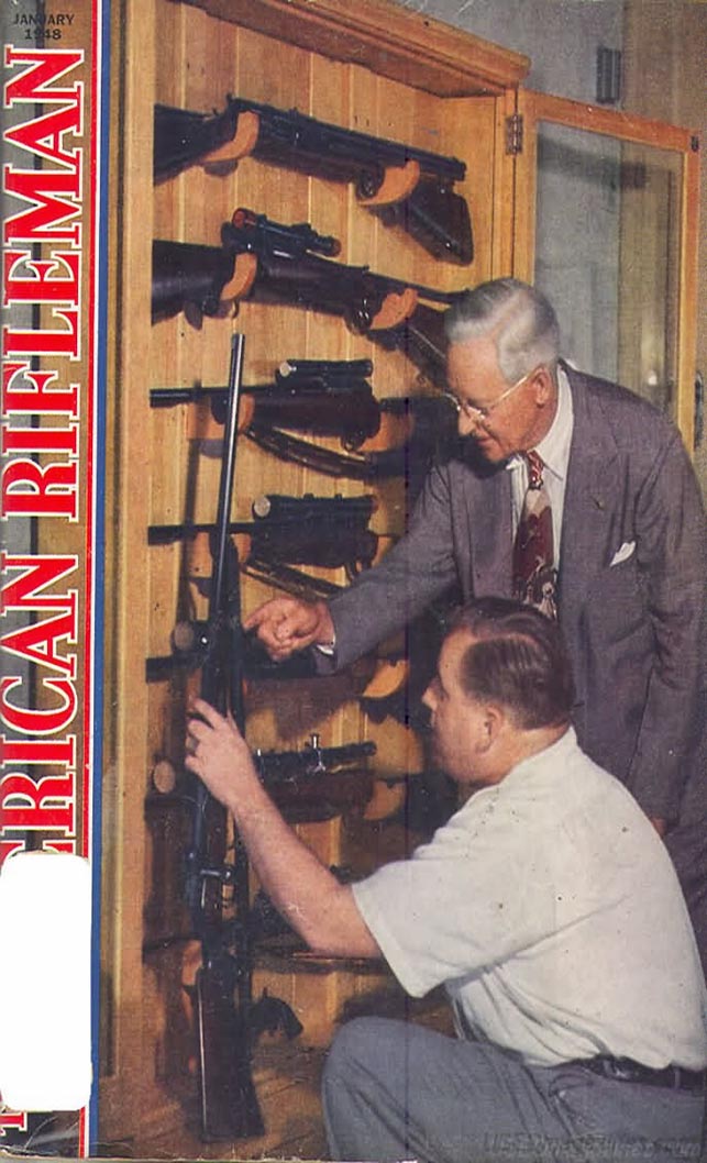 American Rifleman January 1948 magazine back issue American Rifleman magizine back copy 