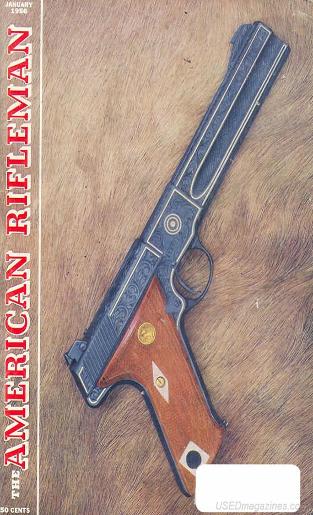 American Rifleman January 1956 magazine back issue American Rifleman magizine back copy 