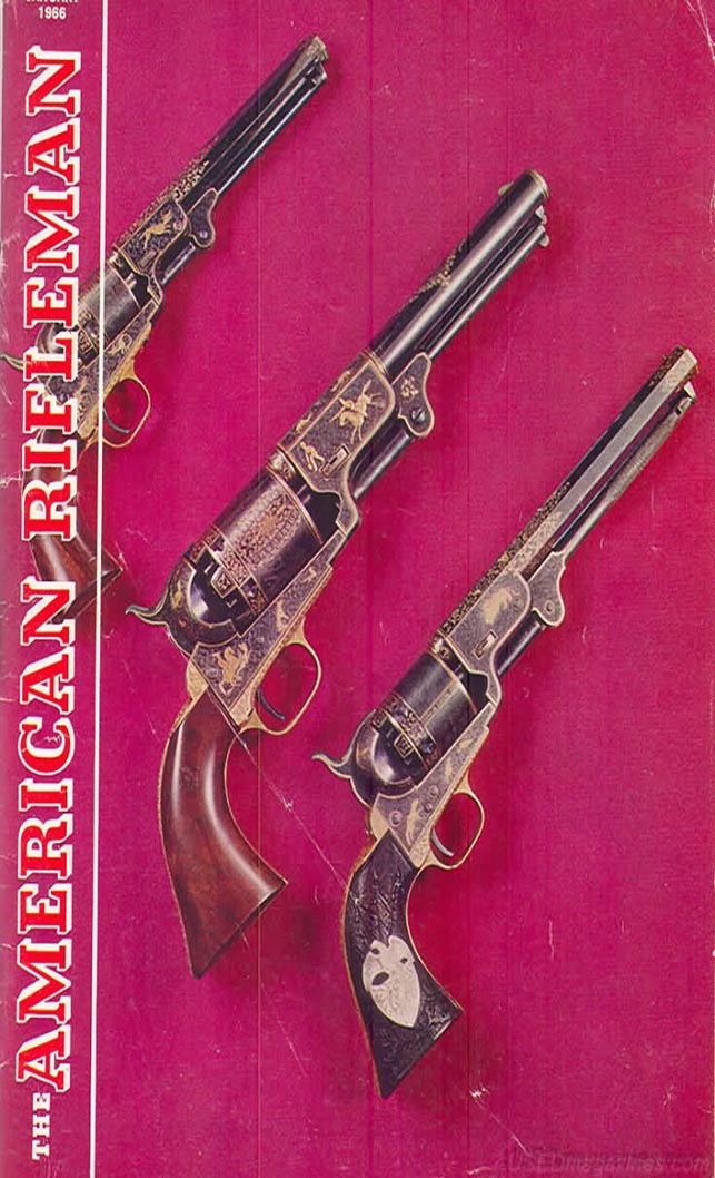 American Rifleman January 1966 magazine back issue American Rifleman magizine back copy 