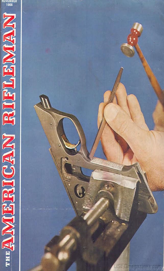 American Rifleman November 1966 magazine back issue American Rifleman magizine back copy 