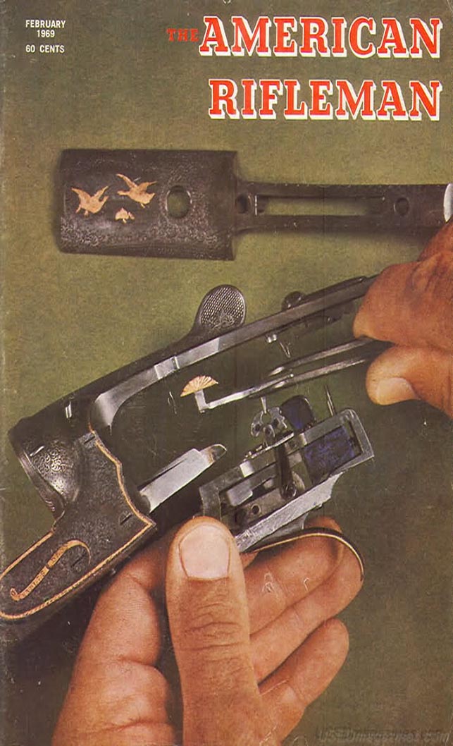 American Rifleman February 1969 magazine back issue American Rifleman magizine back copy 