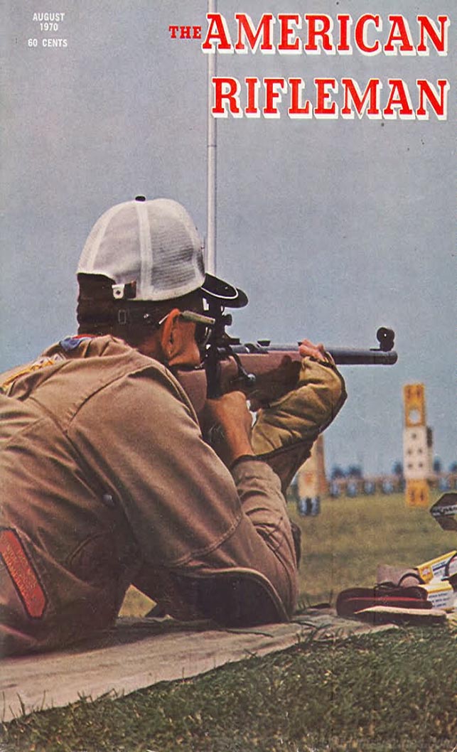 American Rifleman August 1970 magazine back issue American Rifleman magizine back copy 