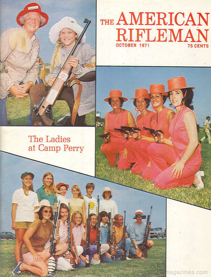 American Rifleman October 1971 magazine back issue American Rifleman magizine back copy 