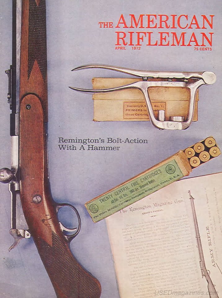 American Rifleman April 1972 magazine back issue American Rifleman magizine back copy 