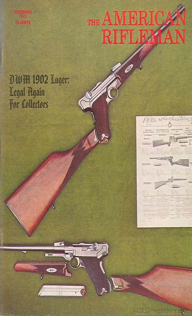 American Rifleman December 1972 magazine back issue American Rifleman magizine back copy 
