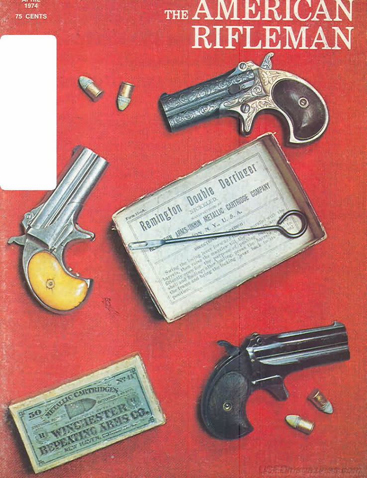 American Rifleman April 1974 magazine back issue American Rifleman magizine back copy 