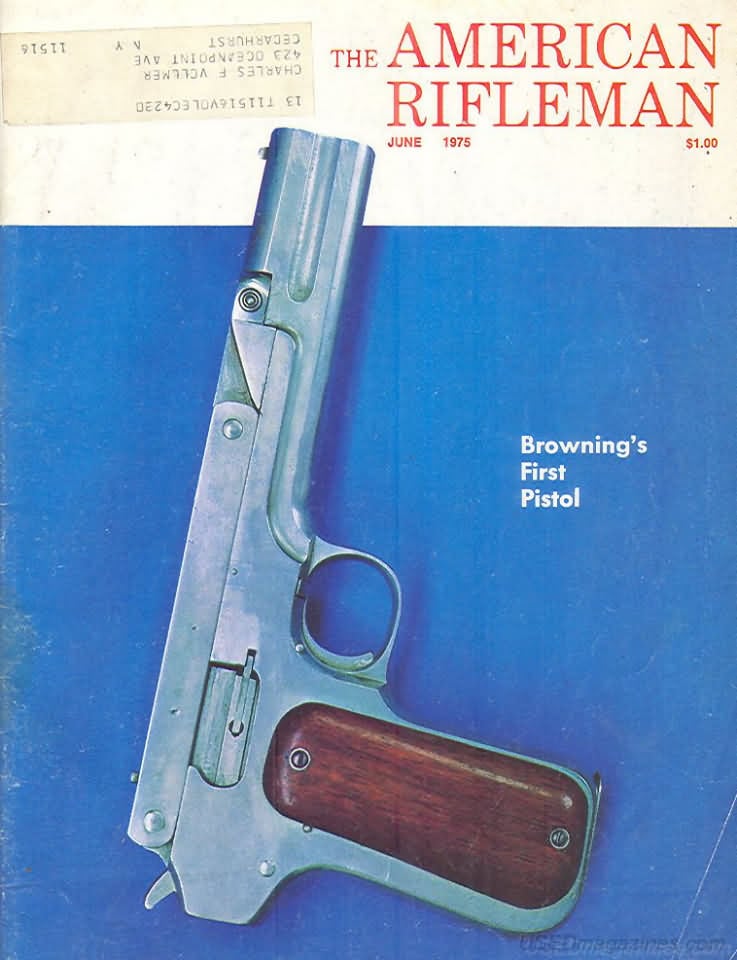 American Rifleman June 1975 magazine back issue American Rifleman magizine back copy 