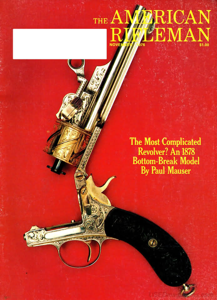 American Rifleman November 1976 magazine back issue American Rifleman magizine back copy 