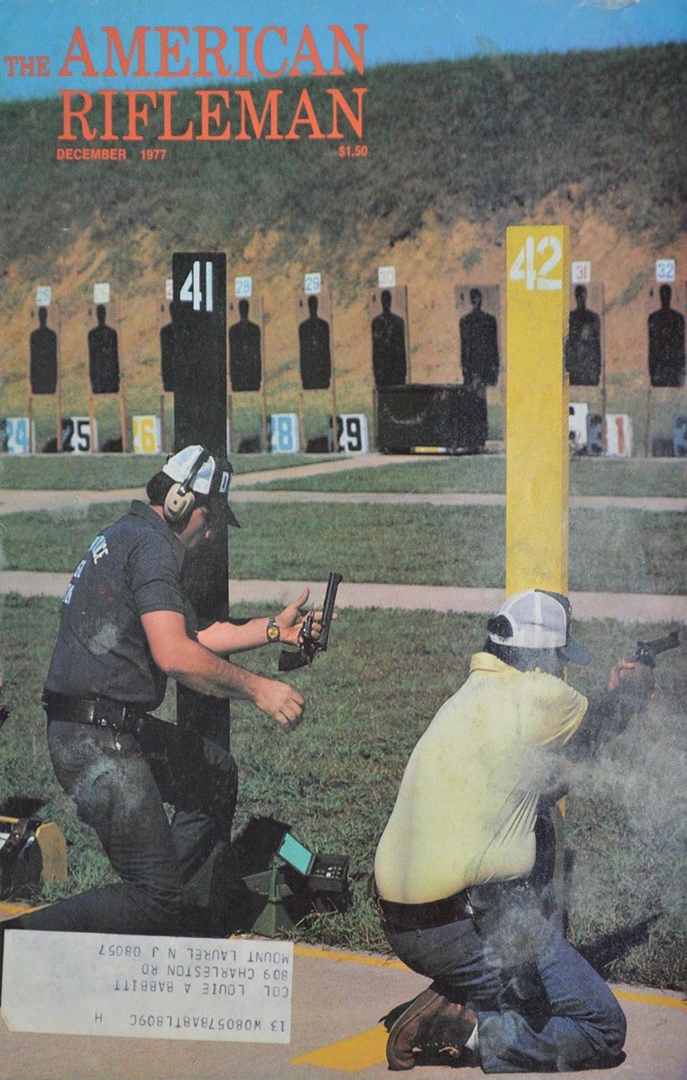 American Rifleman December 1977 magazine back issue American Rifleman magizine back copy 