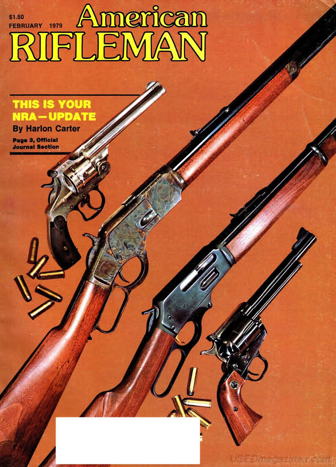 American Rifleman February 1979 magazine back issue American Rifleman magizine back copy 