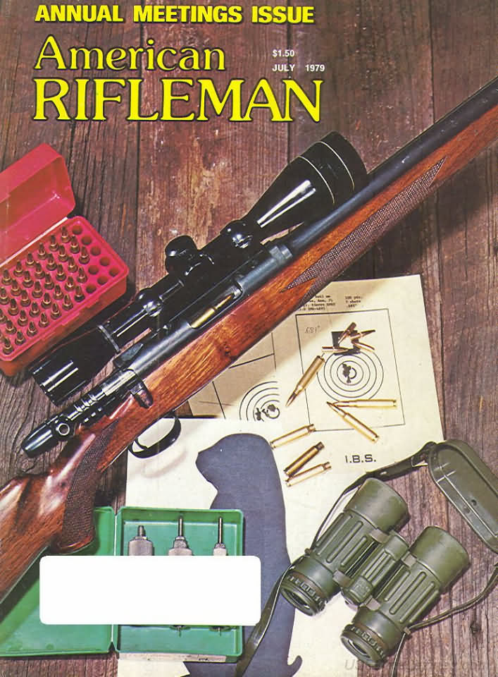 American Rifleman July 1979 magazine back issue American Rifleman magizine back copy 