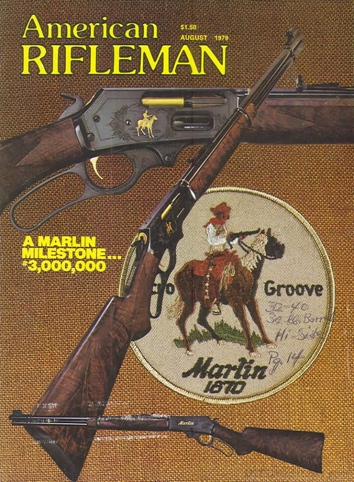 American Rifleman August 1979 magazine back issue American Rifleman magizine back copy 