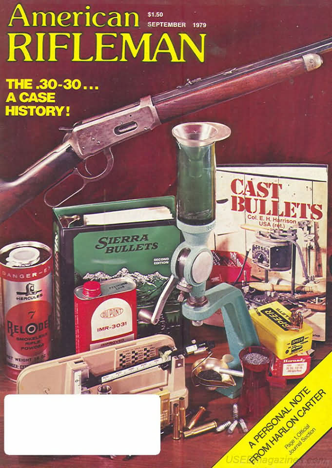 American Rifleman September 1979 magazine back issue American Rifleman magizine back copy 