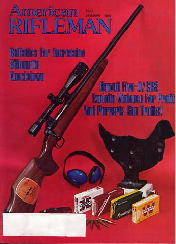 American Rifleman January 1980 magazine back issue American Rifleman magizine back copy 