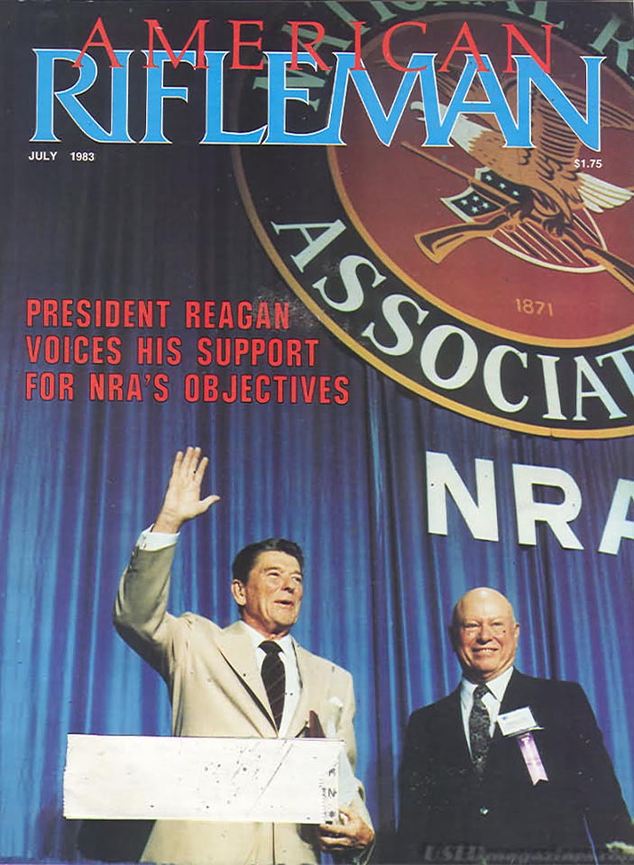 American Rifleman July 1983 magazine back issue American Rifleman magizine back copy 