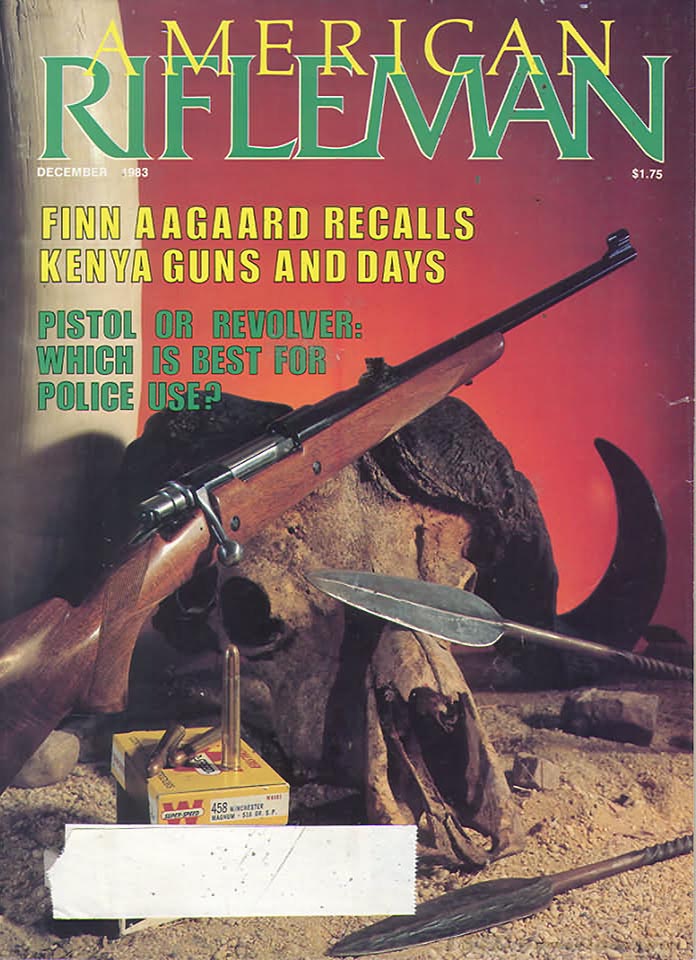 American Rifleman December 1983 magazine back issue American Rifleman magizine back copy 