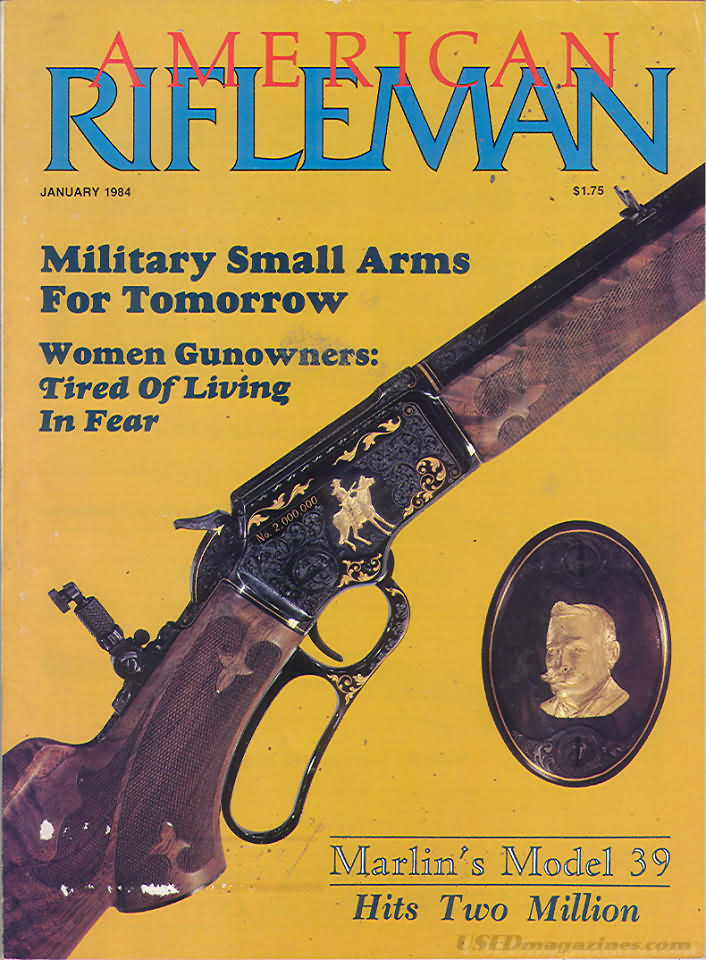 American Rifleman January 1984 magazine back issue American Rifleman magizine back copy 
