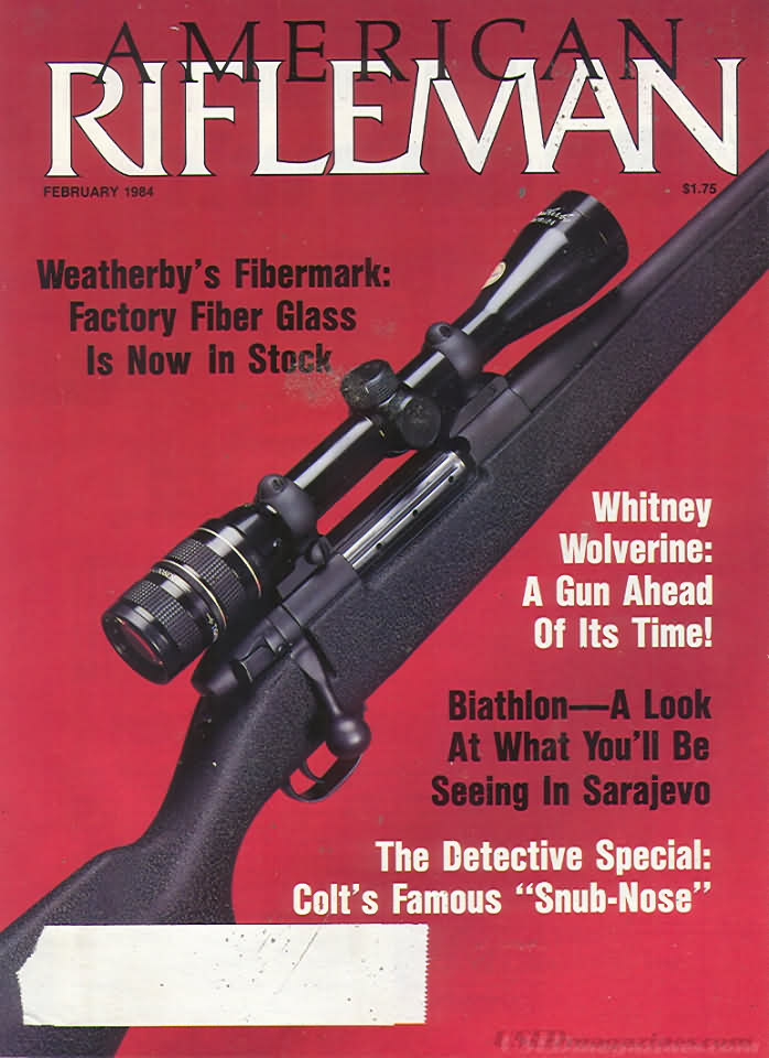 American Rifleman February 1984 magazine back issue American Rifleman magizine back copy 