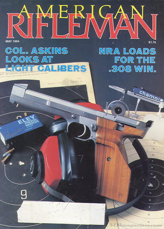 American Rifleman May 1984 magazine back issue American Rifleman magizine back copy 