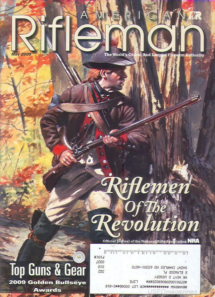 American Rifleman May 2009 magazine back issue American Rifleman magizine back copy 
